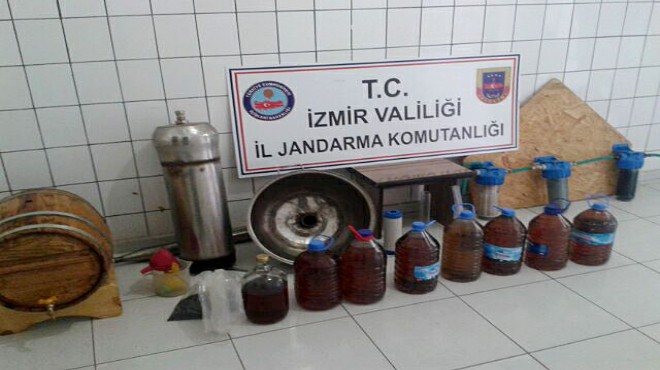 İzmir de sahte içki operasyonu