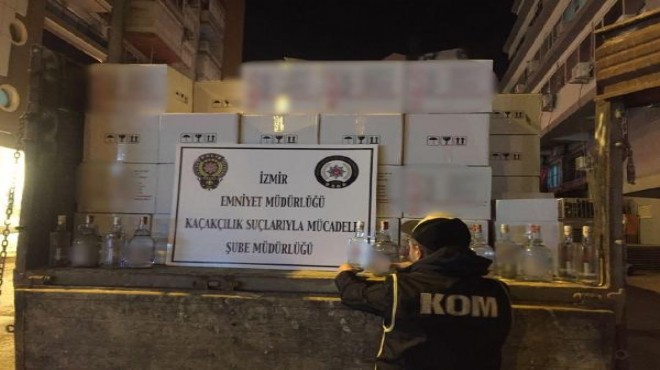 İzmir de  hayati  operasyon: Ölüm içkisi kamyonuna baskın!