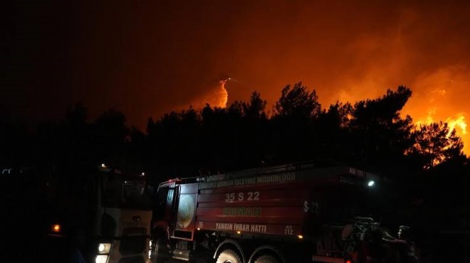 İzmir de son yılların en büyük yangını!