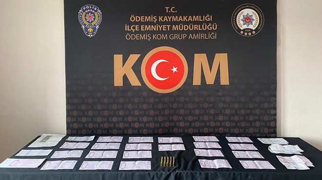 İzmir de tefecilik operasyonunda bir gözaltı
