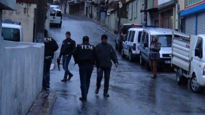 İzmir de  PKK  operasyonu: 7 adrese şafak baskını!