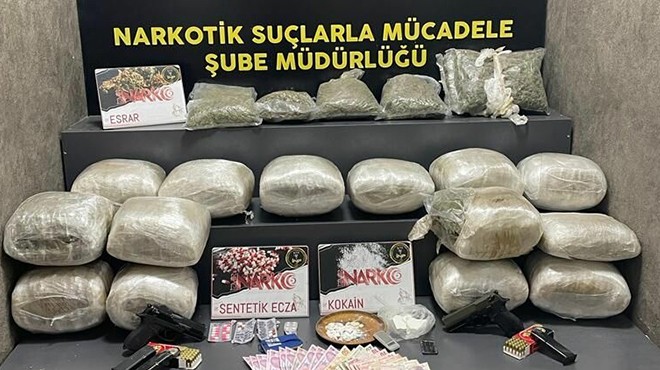 İzmir de uyuşturucu operasyonu: 1 tutuklama!