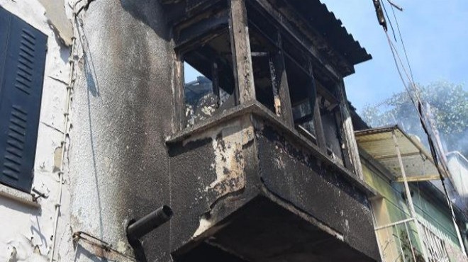 İzmir de yangın dehşeti: Anne ve iki çocuğu ağır yaralı