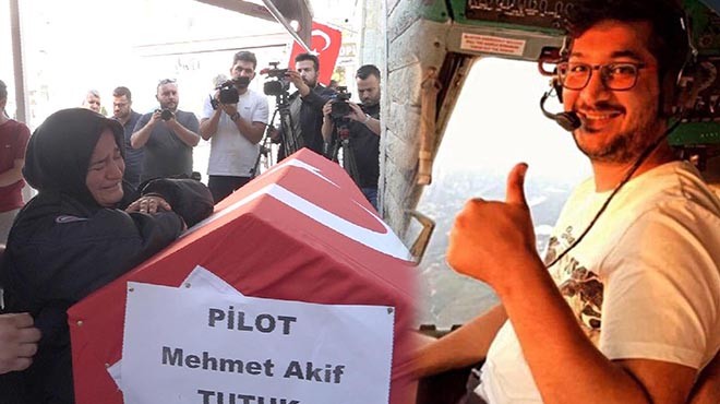 İzmir deki helikopter faciasında pilota acı veda