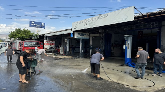 İzmir deki korkutan yangın kontrol altında