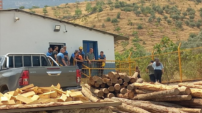 İzmir deki maden ocağında korkutan kaza!