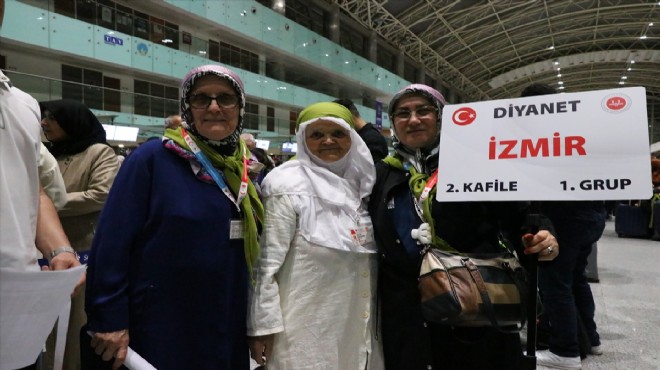 İzmir den ilk hac kafilesi uğurlandı!