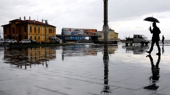 İzmir e sağanak uyarısı!