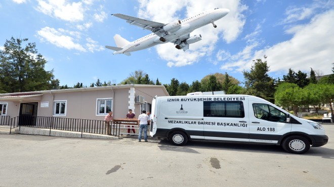 İzmir e yakışan hizmet:  Uçakla cenaze  giderek yaygınlaşıyor!