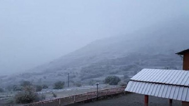 İzmir e yılın ilk karı düştü!