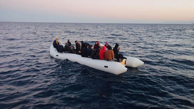 İzmir in 3 ilçesinde kaçak göçmen operasyonları!