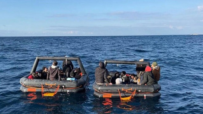 İzmir in 4 ilçesinde operasyon: 190 göçmen kurtarıldı