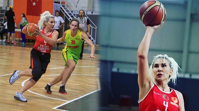 İzmir in 46 lık basketbolcusu Belgrad da zirvede!