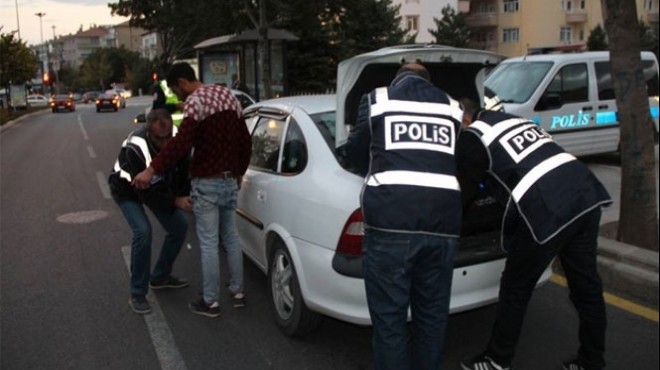 İzmir in asayiş raporu: 1 haftada 510 kişi!