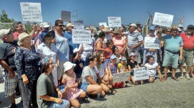 İzmir in turizm cennetinde  plaj  gerginliği!