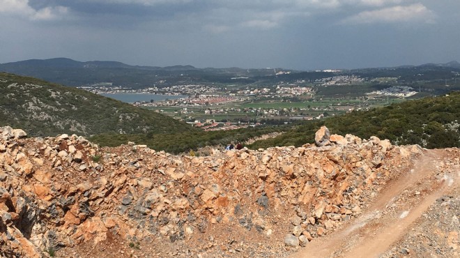 İzmir in turizm cennetine müjde: O taş ocağına yargı freni!