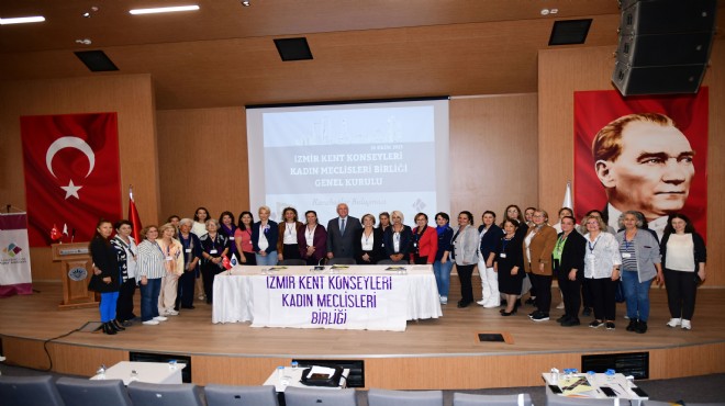 İzmir Kent Konseyleri Kadın Meclisleri Birliği Karabağlar da toplandı