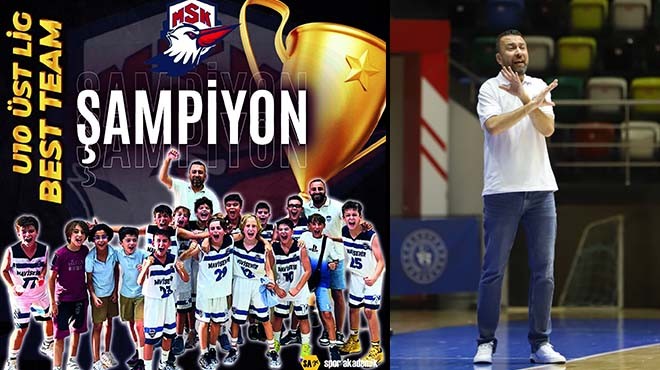 İzmir Mavişehir Spor Kulübü, basketbol şampiyonu!