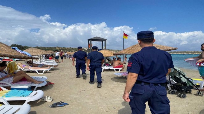 İzmir plajlarında sıkı denetim sürüyor