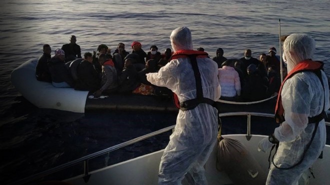İzmir sularında dram sürüyor... 72 göçmen kurtarıldı!