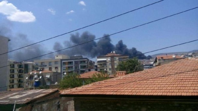 İzmirlileri korkutan yangın