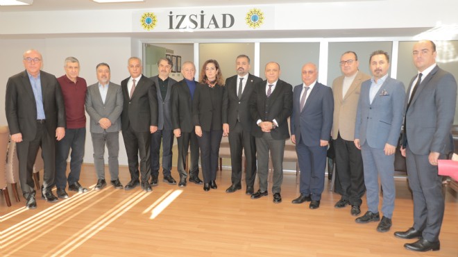İZSİAD’a CHP İzmir İl Başkanı Aslanoğlu ziyareti