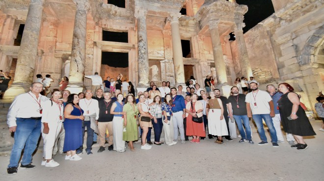 Yıldızların altında tarih yolculuğu... İZTO’dan Efes’e gece turu