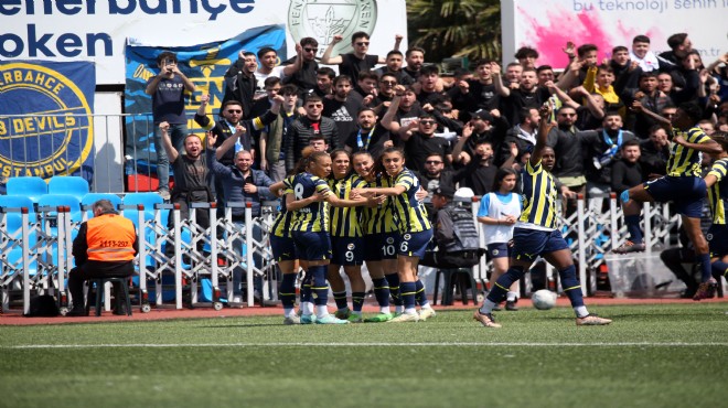 Kadınlar derbisinde kazanan Fenerbahçe!