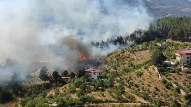 Kahramanmaraş ta iki noktada orman yangını