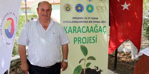 Karacaağaç köyüne organik ikramiye