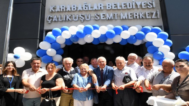 Karabağlar’a bir modern tesis daha… Çalıkuşu Semt Merkezi törenle açıldı!