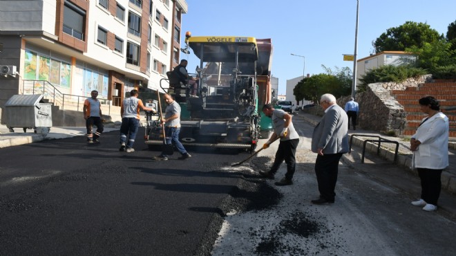 Karabağlar da asfalt seferberliği sürüyor