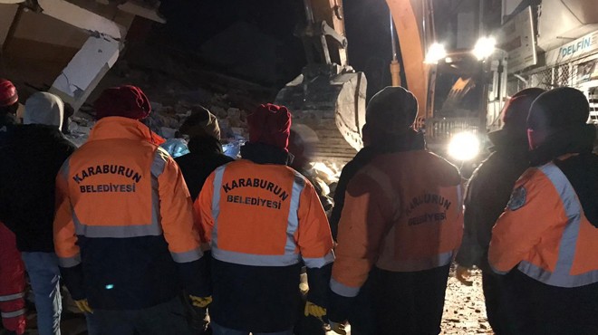 Karaburun’dan kardeş kente yardım eli!