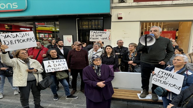 Karşıyaka da CHP aday adaylarından protesto!