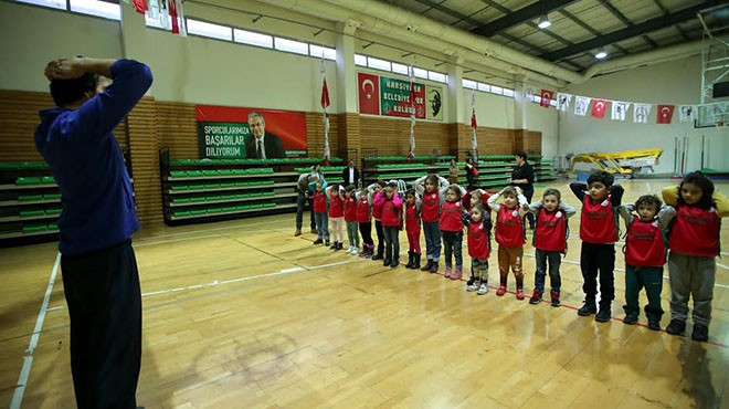 Karşıyaka da minikler için spor seferberliği