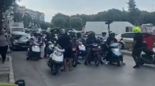 Karşıyaka da moto-kurye isyanı!