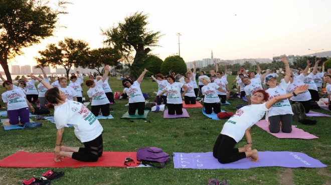 Karşıyaka da önce yoga, sonra iftar!