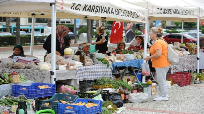 Karşıyaka da üretici ve tüketici artık ayda iki kez buluşacak