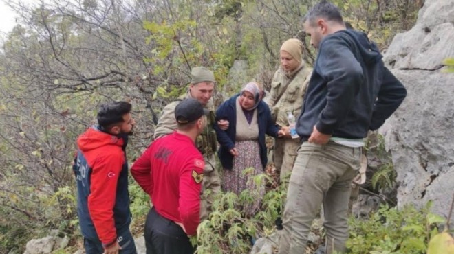 Kayıp yaşlı kadın mezrada bulundu