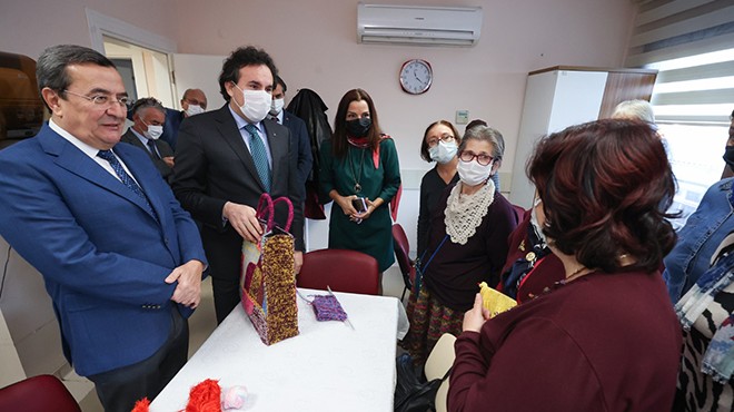 Kaymakam ve Başkan Batur dan İleri Yaş’ın  kursiyerlerine yeni yıl ziyareti