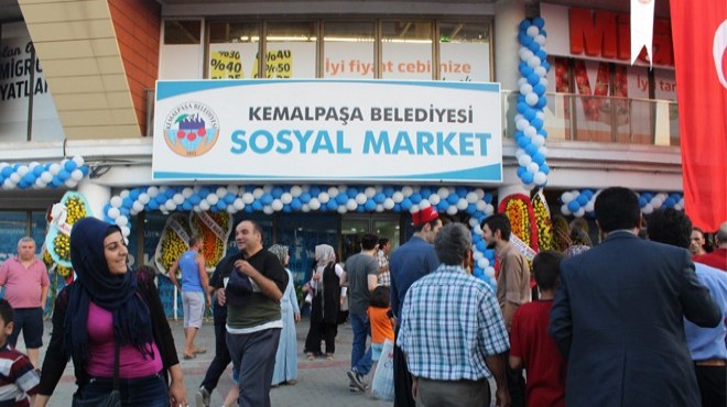 Kemalpaşa da örnek proje: Sosyal market