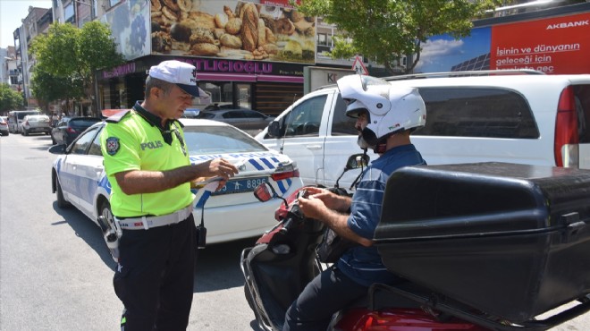 Kemalpaşa da trafik denetimi yapıldı