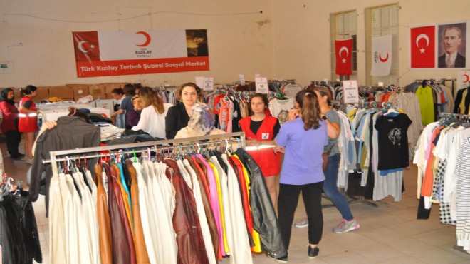 Kızılay, Torbalı’da sosyal market açtı