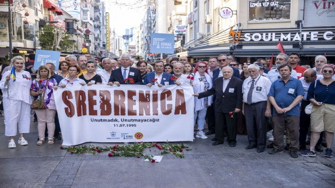 Konak ta Srebrenitsa kurbanları anıldı!