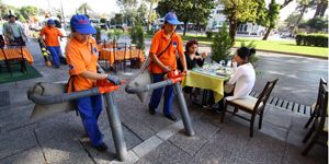 Konak’ta çalı süpürgesi tarih oldu