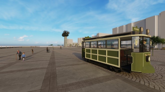 Kordon’a nostaljik tramvay: 9 Eylül de yola çıkıyor