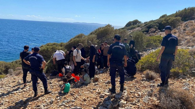 Kuşadası na geri itilen göçmenler yakalandı