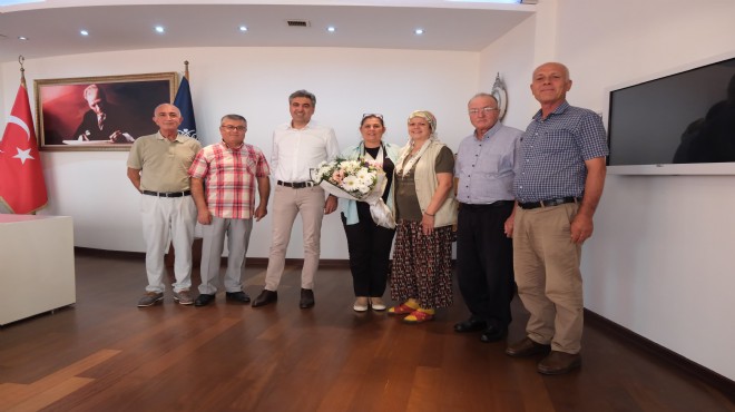 Kuyucak Tarımsal Kalkınma Kooperatifi nden Başkan Çerçioğlu’na ziyaret