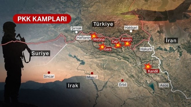 Irak ta PKK ya havadan ve karadan operasyon