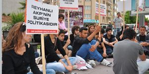 CHP Gaziemir den Reyhanlı protestosu